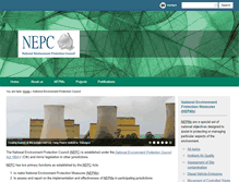 Tablet Screenshot of nepc.gov.au